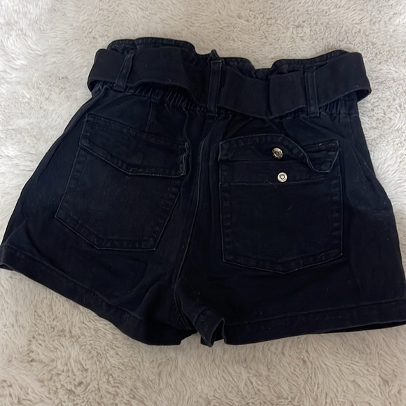 SB ROYAL BLUE Black High Waisted Shorts Small - Picture 6 of 7